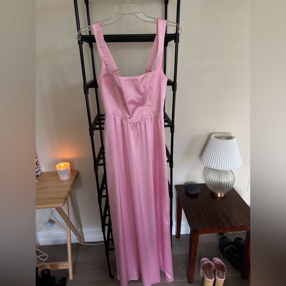 Show Me Your MuMu Nina Maxi Pink Bridesmaid Dress